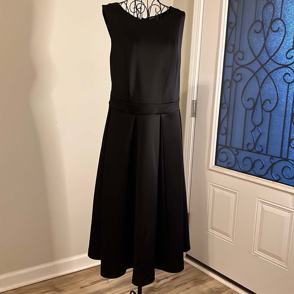 Torrid Black Box Pleat Formal Dress
